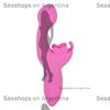 Vibrador estimulador punto g con masejador de clitoris y carga USB